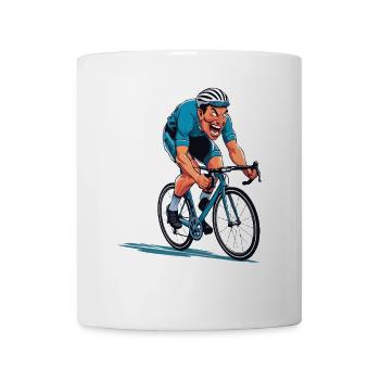 Road Cyclist Road Bike Bike Bike Cyclist - Mug - white - Front
