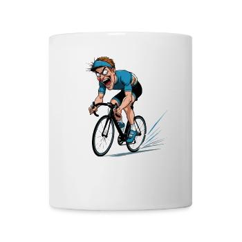 Road Cyclist Road Bike Bike Bike Cyclist - Mug - white - Front