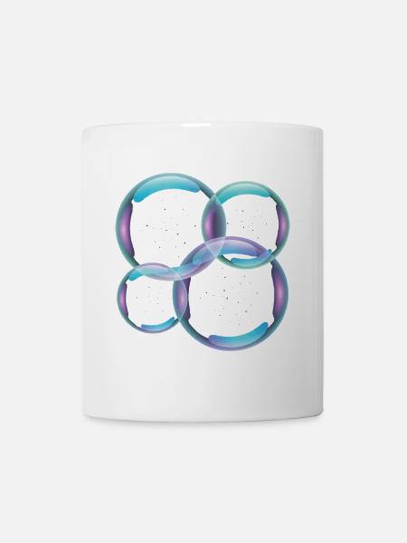 Blasen - Tasse - Weiß