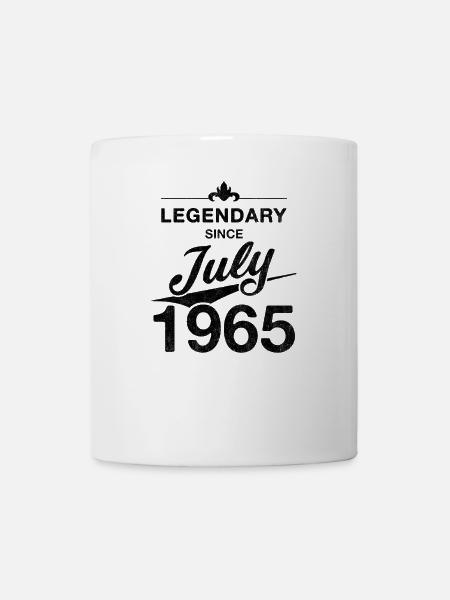 60e anniversaire Légendaire depuis juillet 1965 Volume 65 - Mug blanc - blanc