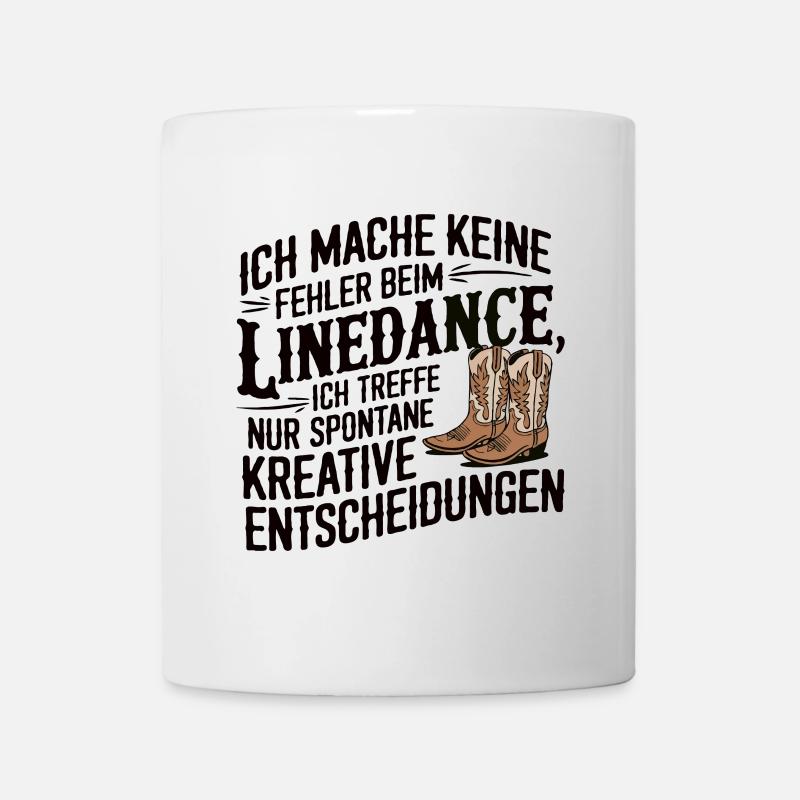 Lindedance Line Dance Line Dancing - Tasse - Weiß