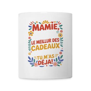 Granny Gift Mother's Day 2026 Humor Flower - Mug - white - Front