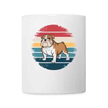 Rétro bouledogue français vintage amoureux des chiens cadeaux - Mug blanc - blanc - Devant