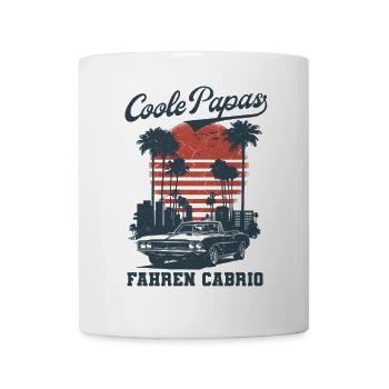 Cool Dads Driving Convertible Retro Dad Gift - Mug - white - Front