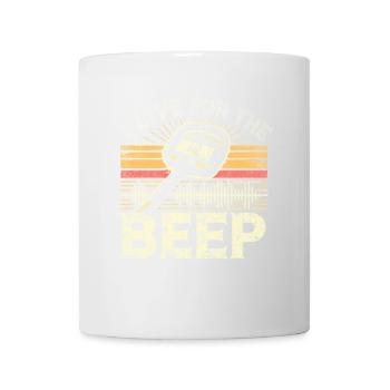 Ich lebe für den Piepton - Tasse - Weiß - Vorne