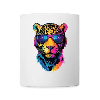 Jaguar Raubkatze Panther Wilde Katze Süßer Jaguar - Tasse - Weiß - Vorne