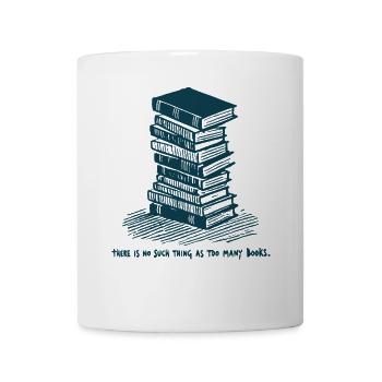 Retro buch buch design für bibliophile Begeisterte - Tasse - Weiß - Vorne