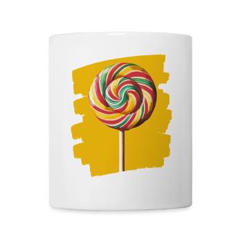 Sucette sucette bonbons bonbons - Mug blanc - blanc - Devant