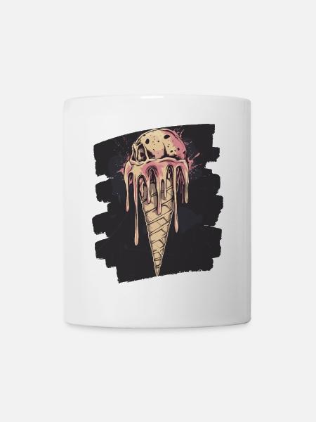 Eiscreme Eis - Tasse - Weiß