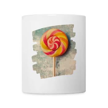 Sucette sucette bonbons bonbons - Mug blanc - blanc - Devant