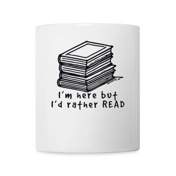 Conception de livre rétro pour les lecteurs fréquents et les amateurs de livres - Mug blanc - blanc - Devant