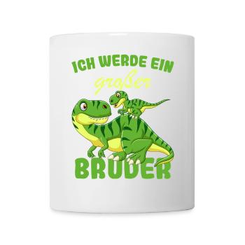 Nachwuchs Verkünden | Ich Werde Großer Bruder 2027 - Tasse - Weiß - Vorne