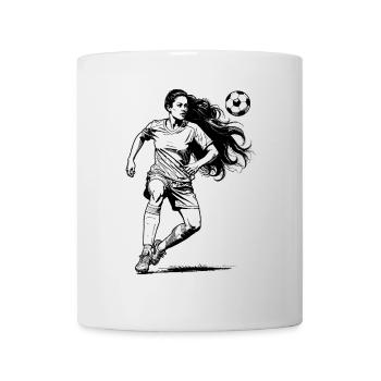 Shot on goal! Football shirt for recreational players! - Mug - white - Front