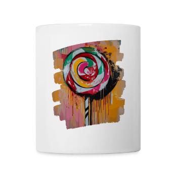 Sucette sucette bonbons bonbons - Mug blanc - blanc - Devant