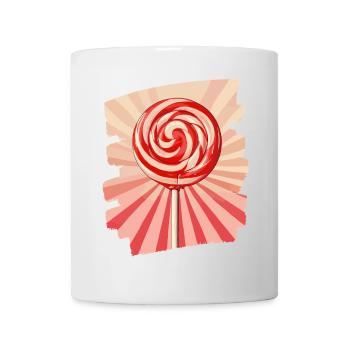 Sucette sucette bonbons bonbons - Mug blanc - blanc - Devant
