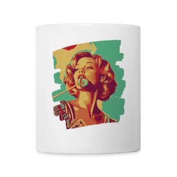 Sucette sucette bonbons bonbons - Mug blanc - blanc - Devant