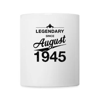 80th Birthday Legendary since August 1945 Vintage - Mug - white - Front