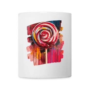 Sucette sucette bonbons bonbons - Mug blanc - blanc - Devant