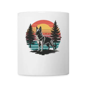 Retro German Shepherd Vintage Dog Lover Gifts Men - Tasse - Weiß - Vorne