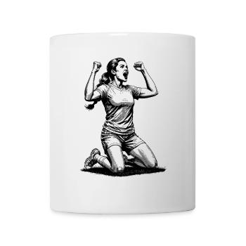 Chemise sécurisée Tor ! Footballeur avec le sens du ballon ! - Mug blanc - blanc - Devant