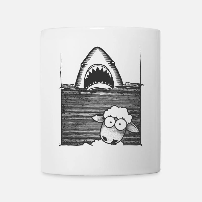 Shark Sheep - Tasse - Weiß