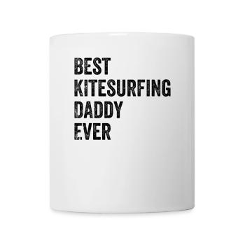 Meilleur Kitesurfeur Daddy de tous les temps - Kitesurfing Daddy - Mug blanc - blanc - Devant