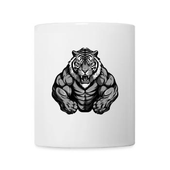 Gymnase d’entraînement Tiger Muscles - Mug blanc - blanc - Devant