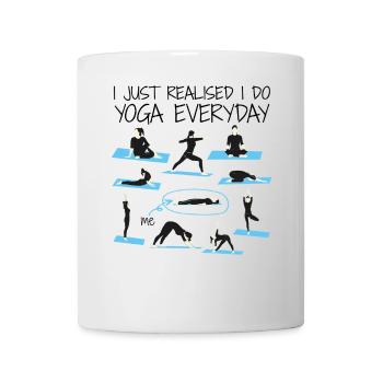 Cadeau Humour Yoga Cadeau Femmes Filles - Mug blanc - blanc - Devant