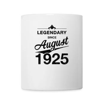 100e anniversaire Légendaire depuis août 1925 - Mug blanc - blanc - Devant