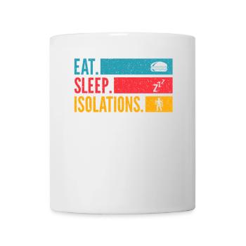 Eat Sleep Isolations Repeat Dance Shirt - Mug - white - Front