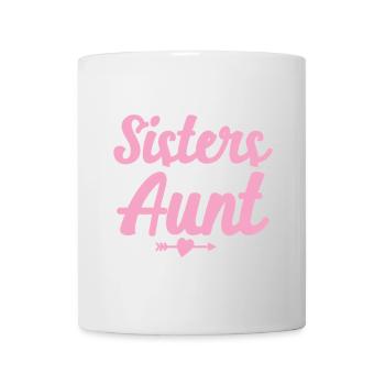 Nur die besten Schwestern werden zur Tante befördert - Tasse - Weiß - Vorne