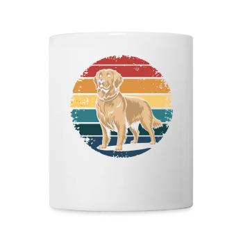 Retro Vintage Golden Retriever Dog Lover Gifts - Tasse - Weiß - Vorne
