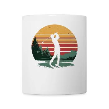 Retro Golfer Golf Swing Gifts for Golfer Players - Tasse - Weiß - Vorne