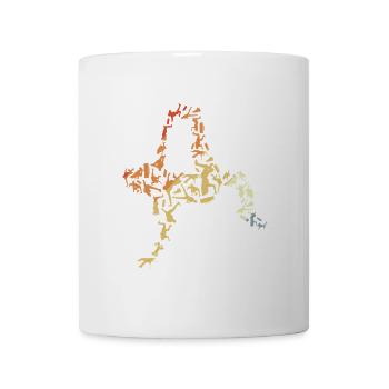 Breakdancer Vintage Look - Mug blanc - blanc - Devant