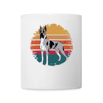 Rétro Vintage Greyhound Dog Lover Cadeaux pour les hommes - Mug blanc - blanc - Devant