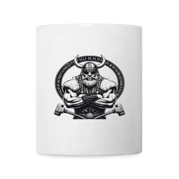 VA-THOR WIKINGER Vater Papa Viking Vatertag - Tasse - Weiß - Vorne