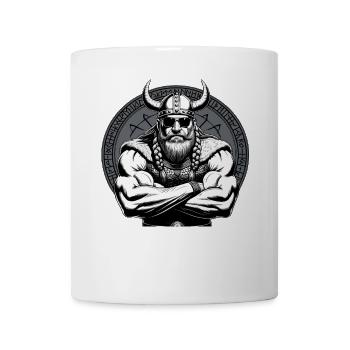 Mythologie nordique Viking Guerrier Valhalla - Mug blanc - blanc - Devant