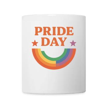 Pride Day Rainbow Love Design - Mug - white - Front