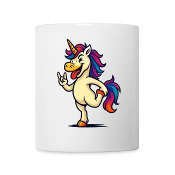 Unicorn Rockhorn Sayings Fun Design - Mug - white - Front