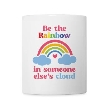 LGBTQ Pride Month - Be the Rainbow in someone else - Mug - white - Front