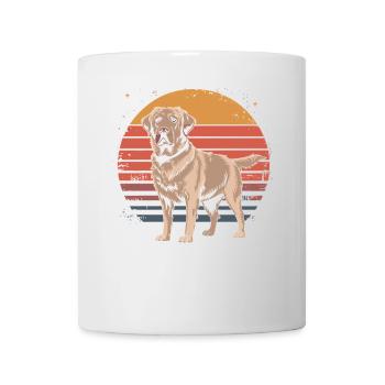 Retro Vintage Labrador Retriever Dog Lover Gifts - Tasse - Weiß - Vorne