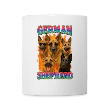 Deutscher Schäferhund - Tasse - Weiß - Vorne