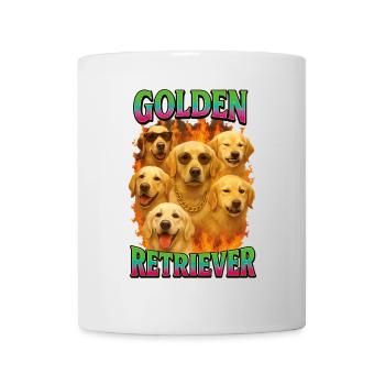 Golden Retriever - Tasse - Weiß - Vorne