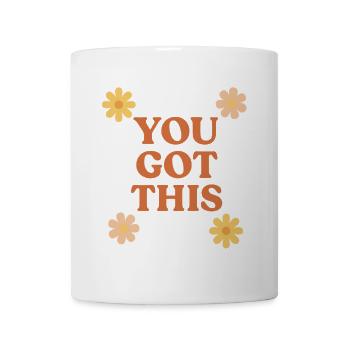 Vous avez ce dicton motivant : le design - Mug blanc - blanc - Devant