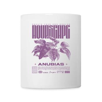 Aquascaping Anubias Aquatic Plant Fischhalter - Tasse - Weiß - Vorne