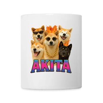 Akita - Tasse - Weiß - Vorne