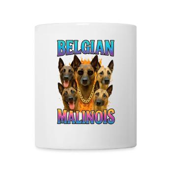 Belgischer Malinois - Tasse - Weiß - Vorne
