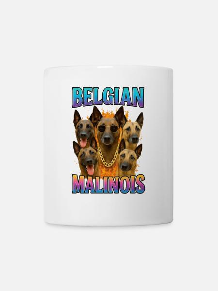 Belgischer Malinois - Tasse - Weiß