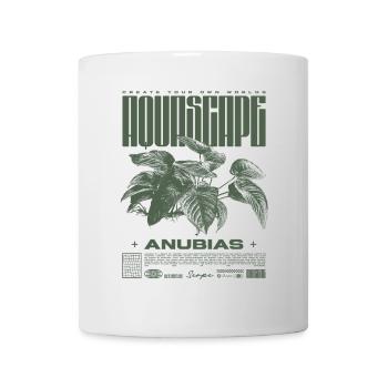 Aquascaping Anubias Aquatic Plant Fischhalter - Tasse - Weiß - Vorne