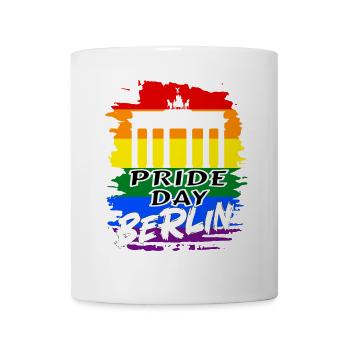 Pride Day Berlin LGBTQ+ Rainbow - Mug - white - Front